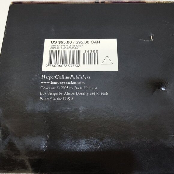 Loathsome Library A Series Of Unfortunate Events Box Set Vol 1-6 Lemony Snicket - Picture 4 of 8